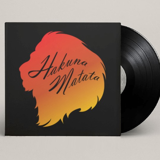 Hakuna Matata Custom Vinyl Record Sleeves