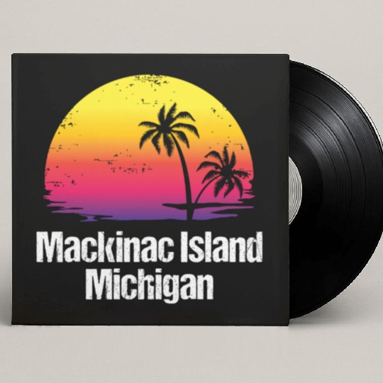 Summer Vacation Mackinac Island Custom Vinyl Record Sleeves