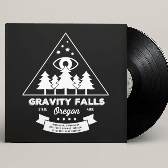 Visit Gravity Falls Custom Vinyl Record Sleeves