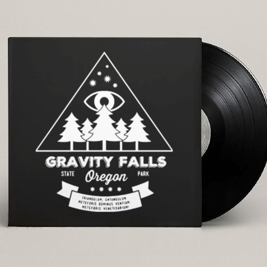 Visit Gravity Falls Custom Vinyl Record Sleeves