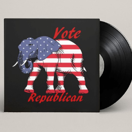 Vote Republican Custom Vinyl Record Sleeves