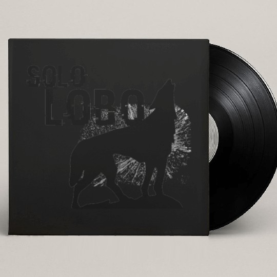 Solo Lobo - Lone wolf spanish Custom Vinyl Record Sleeves