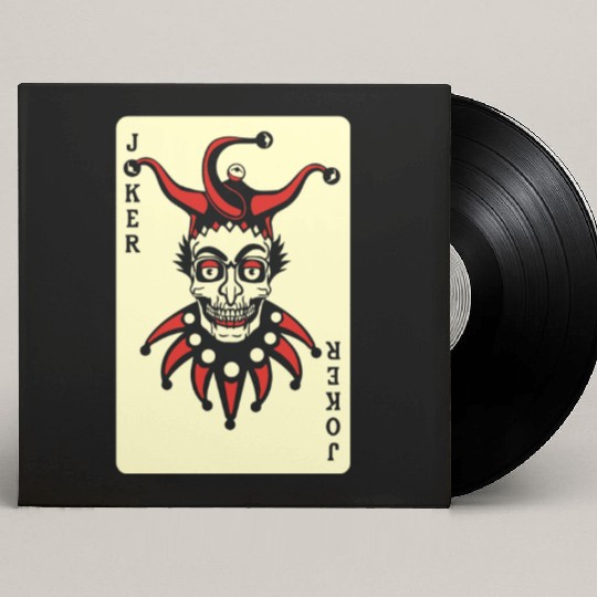 Joker Card Custom Vinyl Record Sleeves