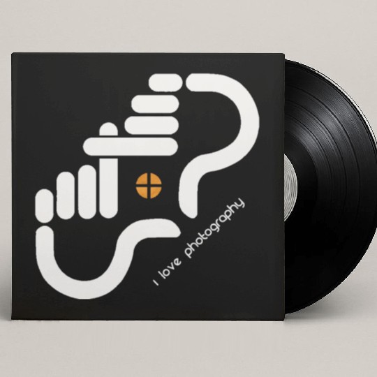 I LOVE PHOTOGRAPHY Custom Vinyl Record Sleeves