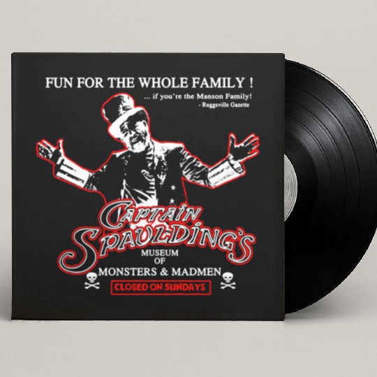 Captain Spaulding - Museum of monsters and madme Custom Vinyl Record Sleeves