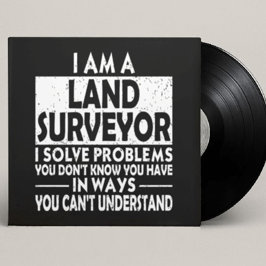 Funny - funny land surveyor problem solving dist Custom Vinyl Record Sleeves