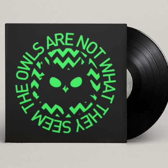OWLS ARE NOT WHAT THEY SEEM OWLS TWIN PEAKS INSPIR Custom Vinyl Record Sleeves