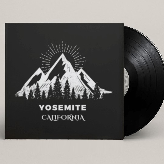 Yosemite National Park Custom Vinyl Record Sleeves