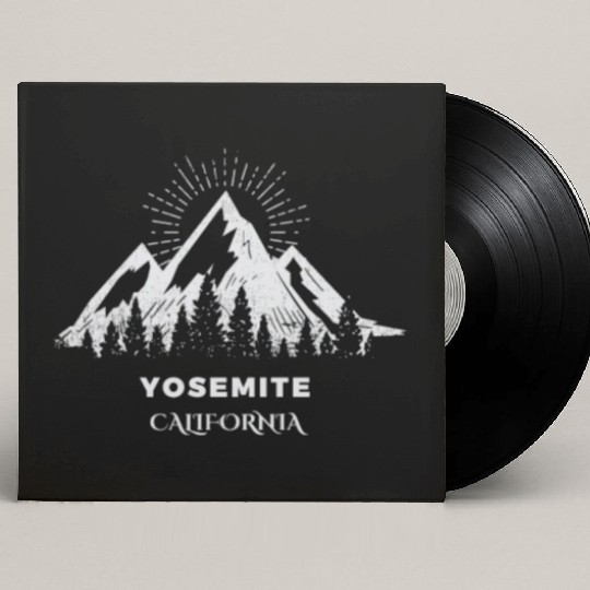 Yosemite National Park Custom Vinyl Record Sleeves
