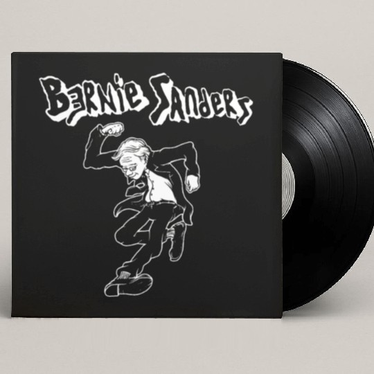 Bernie Sanders Punk Rock Circle Jerks Unisex berni Custom Vinyl Record Sleeves