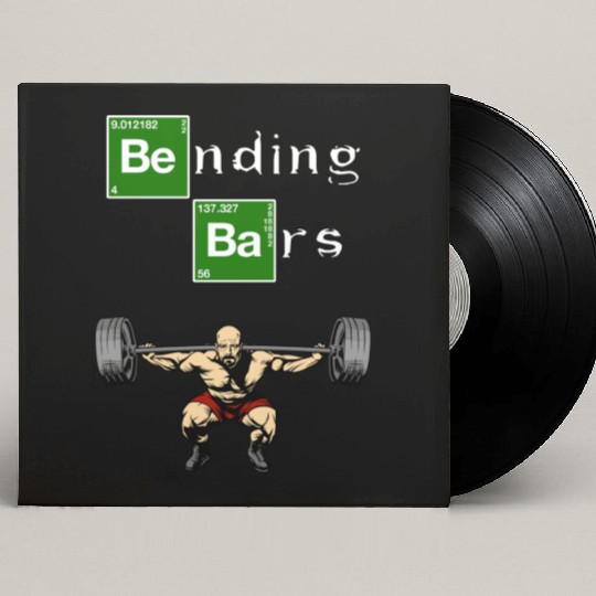 Bending Bars Walter White Gym Motivation Custom Vinyl Record Sleeves