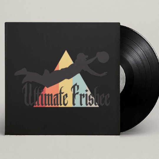 Ultimate Frisbee Layout Custom Vinyl Record Sleeves