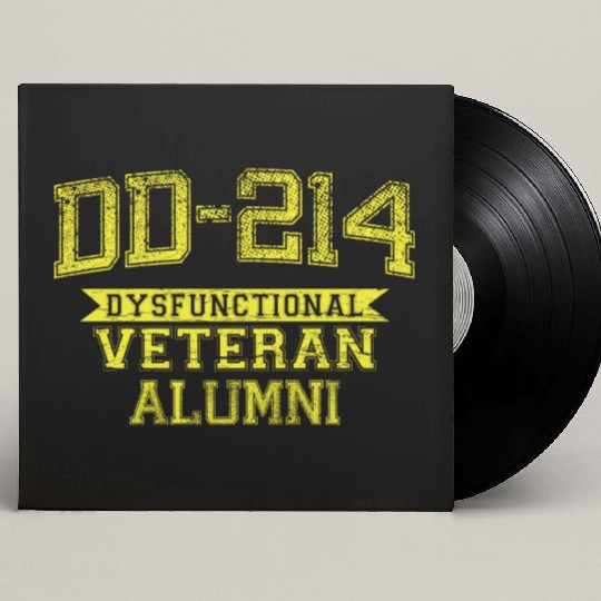 DD-214 DYSFUNCTIONAL VETERAN ALUMNI Custom Vinyl Record Sleeves