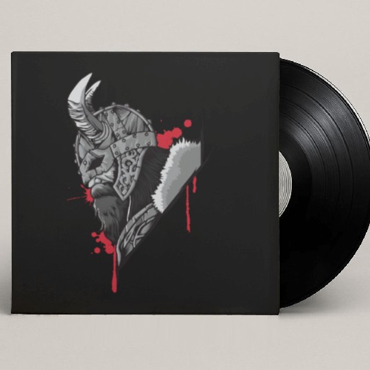 Viking Warrior | Raven Odin Valhalla Valknut Loki Custom Vinyl Record Sleeves