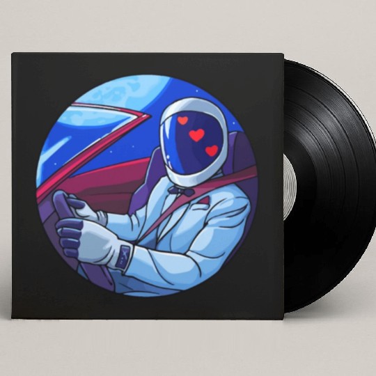 SpaceX Tesla Starman Custom Vinyl Record Sleeves