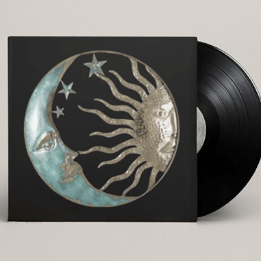 Moon and sun Custom Vinyl Record Sleeves