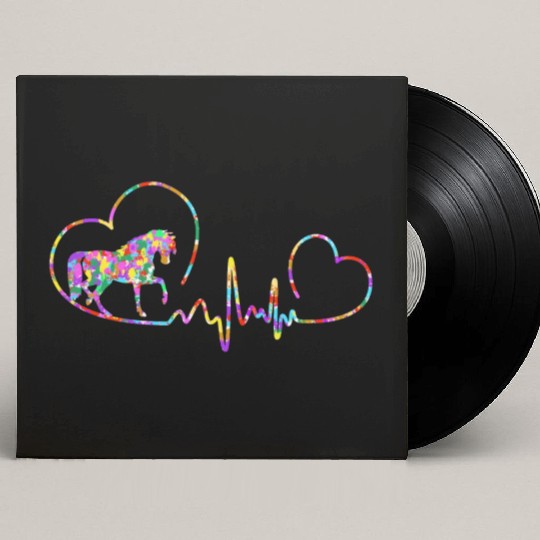 Horse ecg Custom Vinyl Record Sleeves