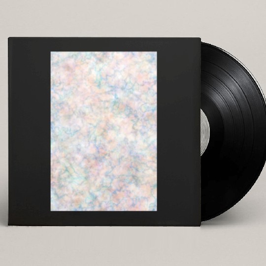 Multicolor Pastel Rainbow Marble Pattern Custom Vinyl Record Sleeves
