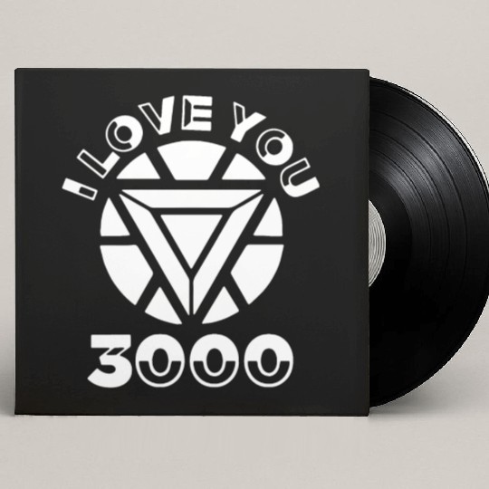 I love you 3000 I am Iron Man marvel film supernat Custom Vinyl Record Sleeves