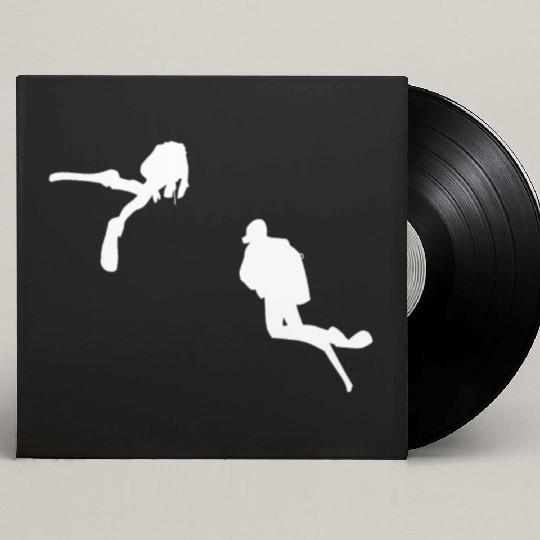 Diver Diving Snorkeling Swimming Goggles Sea Life Custom Vinyl Record Sleeves