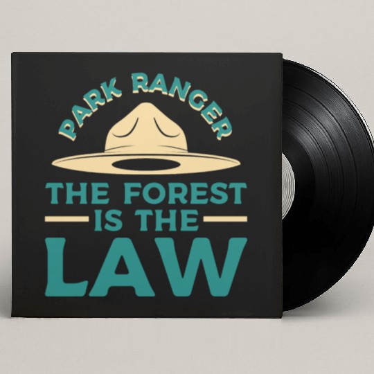 Park Ranger Law Gift Custom Vinyl Record Sleeves