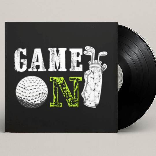 Top Fun Game On Golf Gift Design Custom Vinyl Record Sleeves
