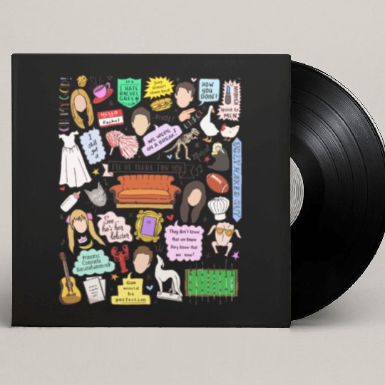 Friends Show Custom Vinyl Record Sleeves
