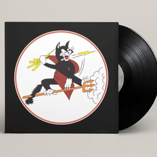 Fighter Squadron 191 (VF-191) Satan's Kittens Custom Vinyl Record Sleeves