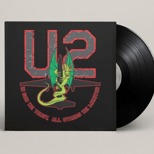 U-2 In God We Trust, All Others We Monitor Custom Vinyl Record Sleeves