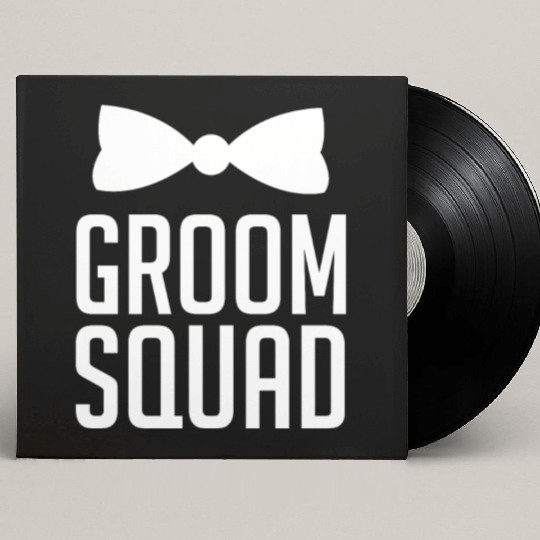 Goom Bachelor Party Team Funny Wedding Gift Idea Custom Vinyl Record Sleeves