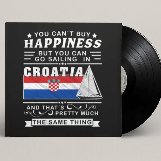 Croatia sailing, sailing ship Mediterranean gift Custom Vinyl Record Sleeves