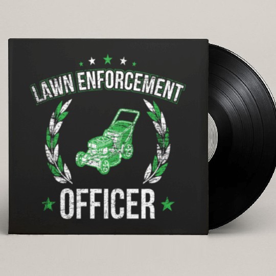 Lawn Mowing Lawn Custom Vinyl Record Sleeves