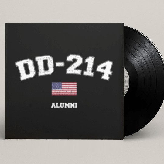 Dd 214 Us Armed Forces Alumni Usa Flag Vintage Custom Vinyl Record Sleeves