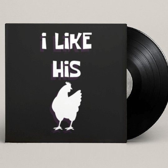 Paarshirt I like His cock Funny love gift Custom Vinyl Record Sleeves