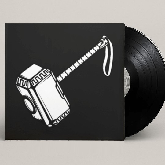 Hammer Thor myth fable god greek gift Custom Vinyl Record Sleeves