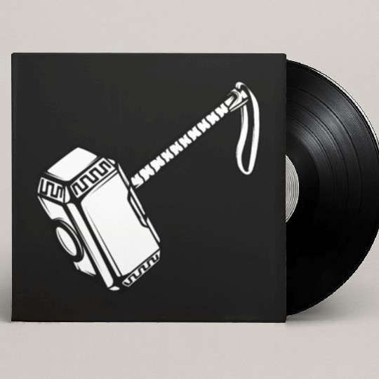 Hammer Thor myth fable god greek gift Custom Vinyl Record Sleeves