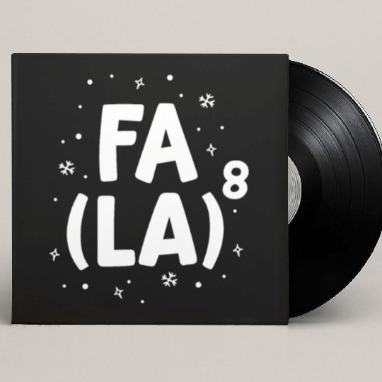 Fa La La Math Teacher Christmas Custom Vinyl Record Sleeves Gift Idea