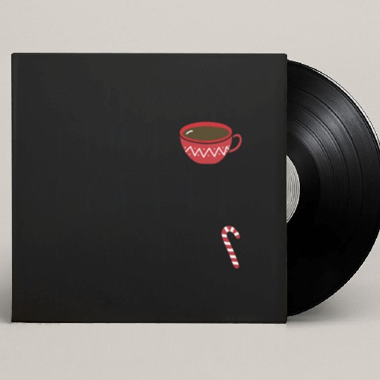 Coffee Christmas Movies Custom Vinyl Record Sleeves