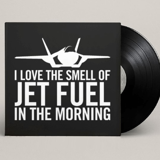 F-35 "I love the smell of jet fuel in the morning" Custom Vinyl Record Sleeves