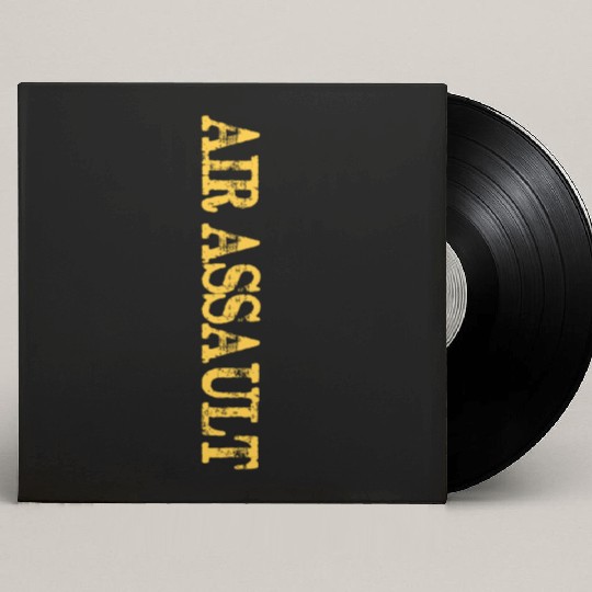 Distressed US Army Air Assault Custom Vinyl Record Sleeves