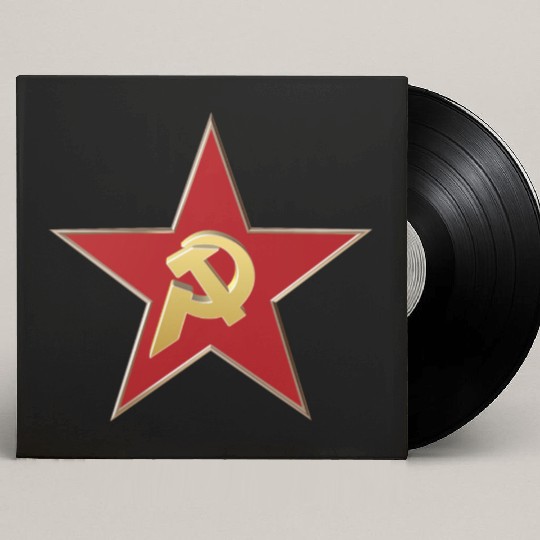 Hammer and sickle Custom Vinyl Record Sleeves