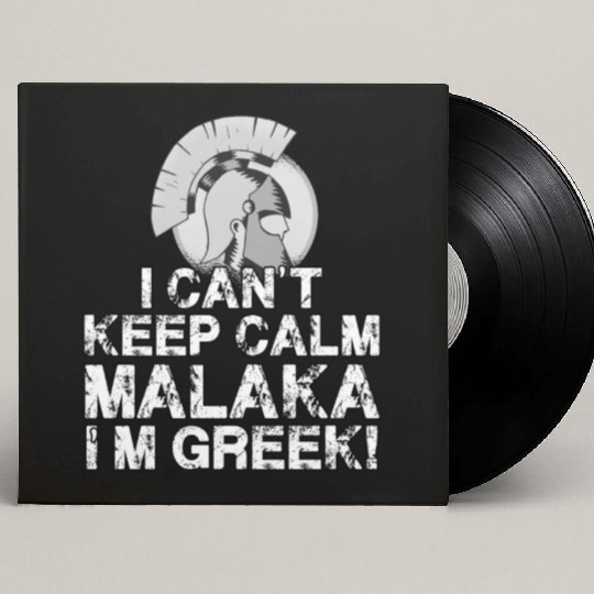 Greek Sparta Helmet Greece Malaka Hellas Custom Vinyl Record Sleeves