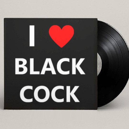 Black Cock Dick Penis sx Bjob Oral Kink BBC Custom Vinyl Record Sleeves