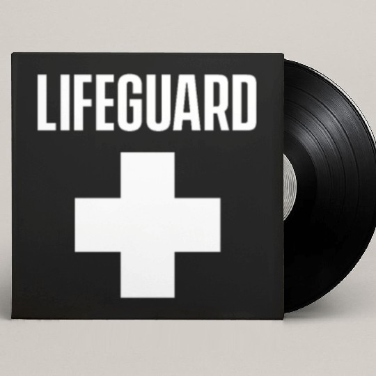 Team Lifeguard Life Guard Pool Attendant Guards Custom Vinyl Record Sleeves