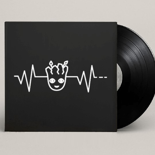 Pulse Baby Groot Head Marvel Guardians of Galaxy Custom Vinyl Record Sleeves
