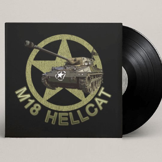 M18 Hellcat WW2 American Tank Destroyer Custom Vinyl Record Sleeves