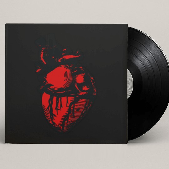 The human heart Custom Vinyl Record Sleeves