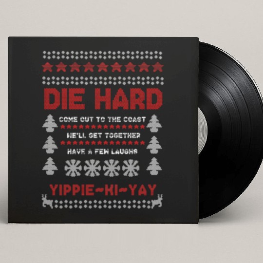 Die Hard Christmas Jumper Custom Vinyl Record Sleeves