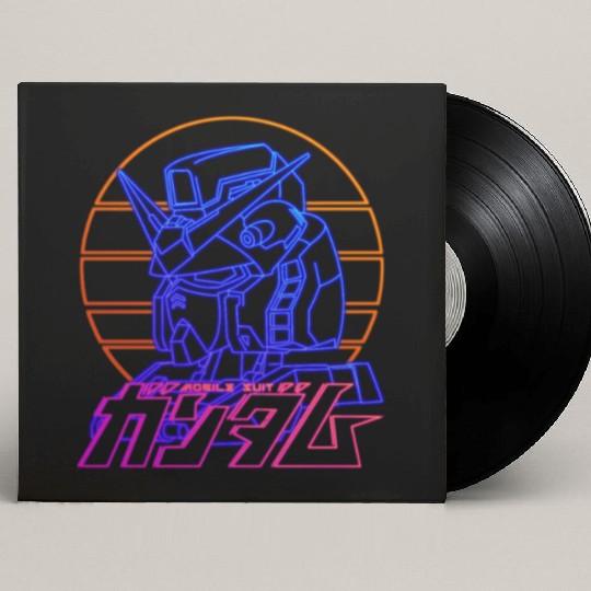 gundam rx 78 Custom Vinyl Record Sleeves