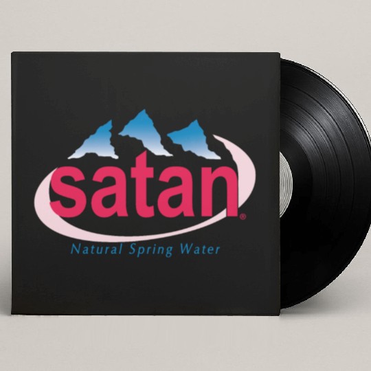 Satan Natural Spring Water Custom Vinyl Record Sleeves